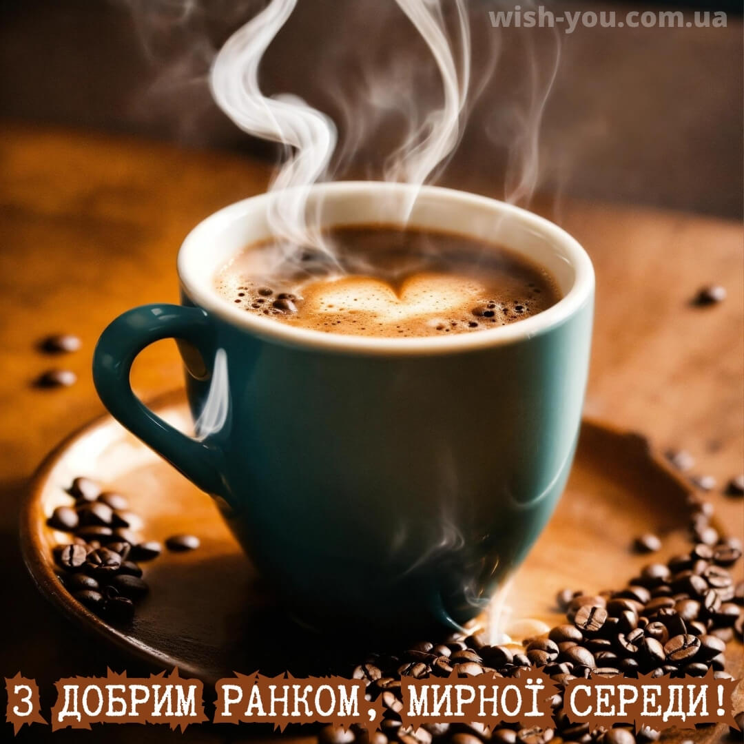Нова листівка з середою кава 5