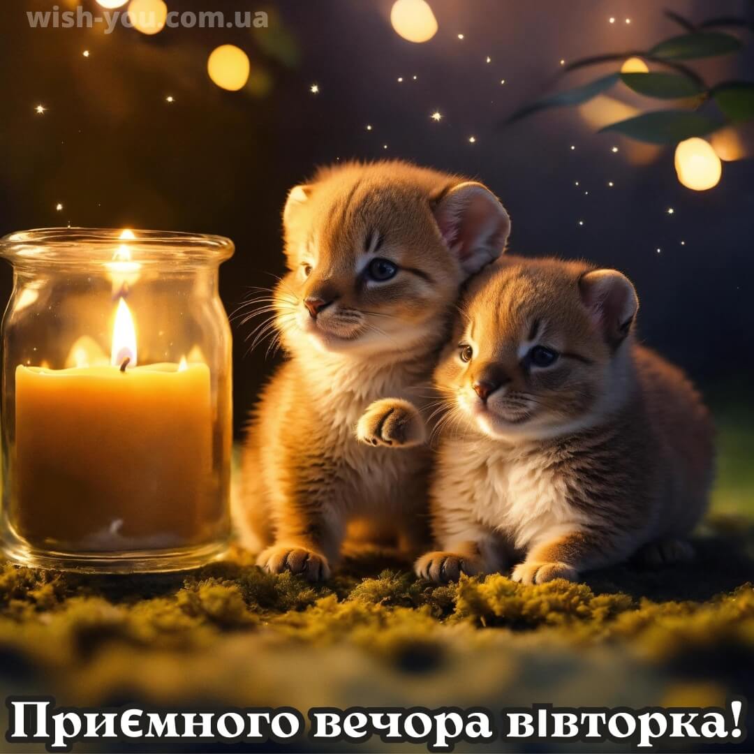 Нова листівка доброї ночі вівторка 1