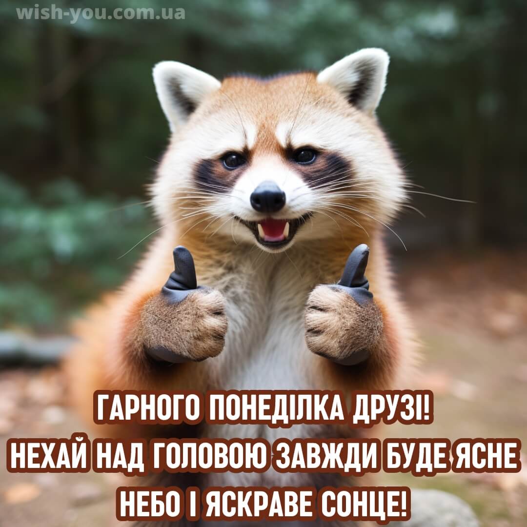 Нова прикольна картинка доброго ранку понеділок 3