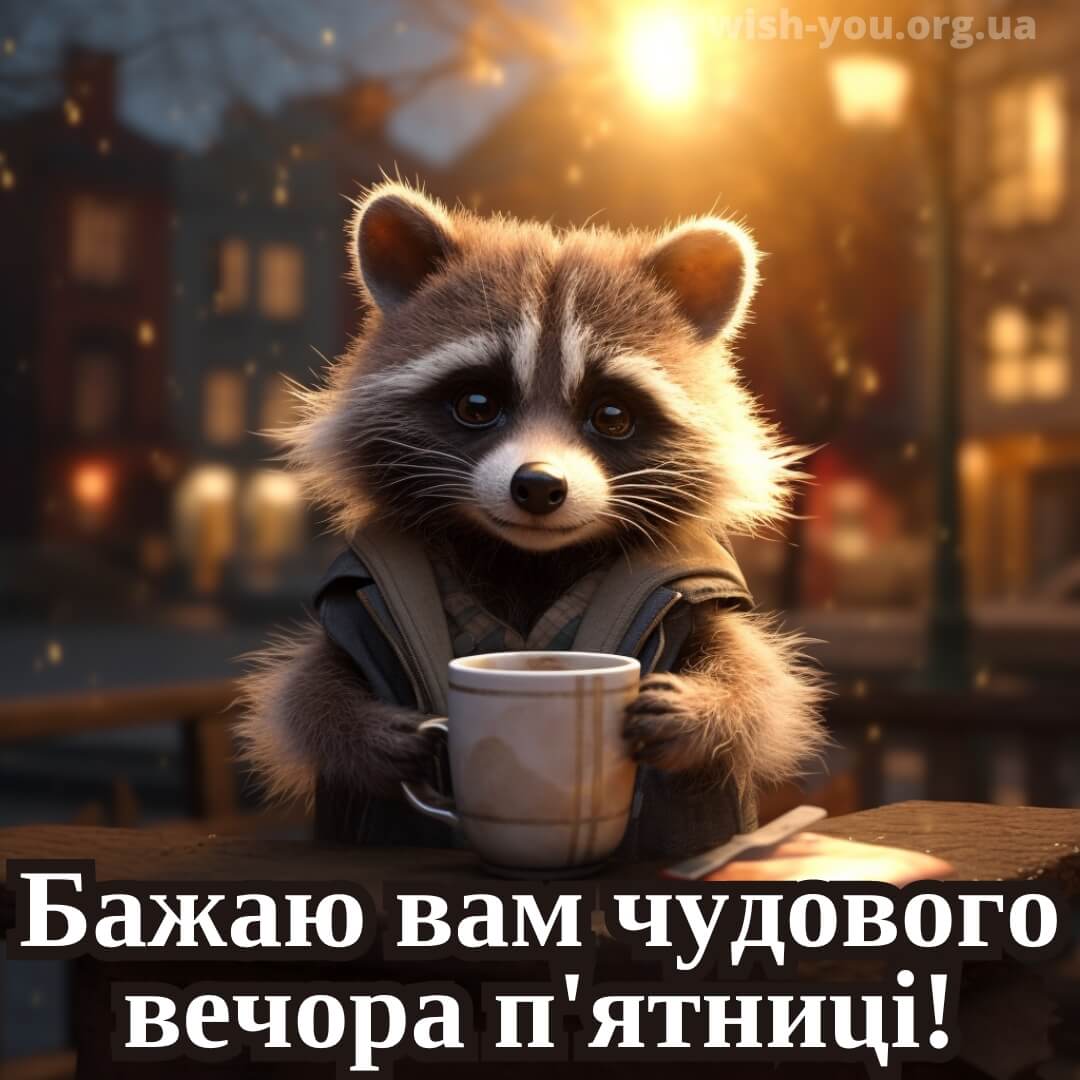 Нова листівка доброго вечора п'ятниці 7