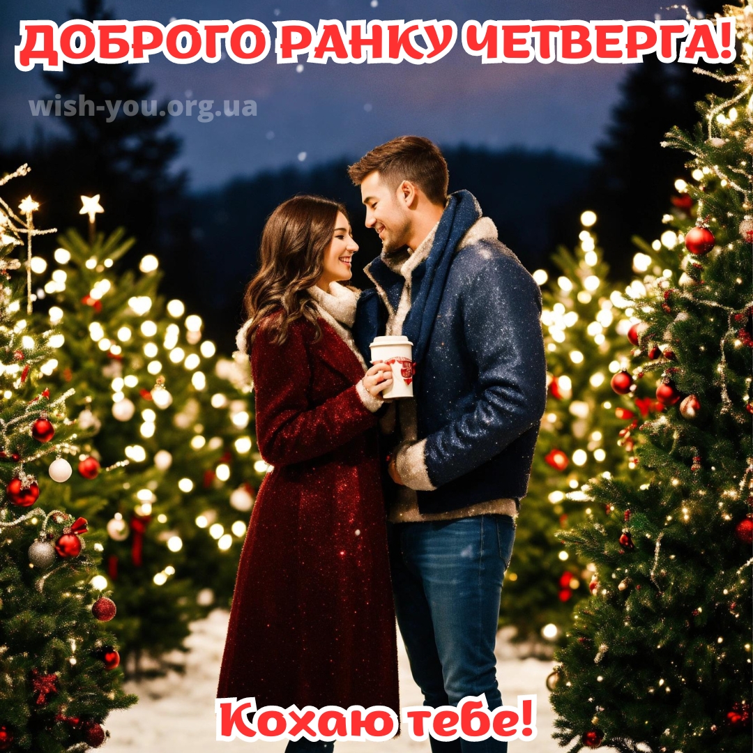 Нова романтична листівка з четвергом 7