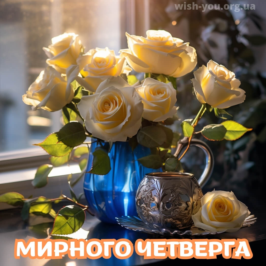 Нова листівка з четвергом квіти 6